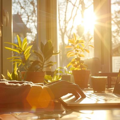 Working Indoors But Finding The Sun